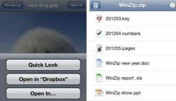 Cómo abrir archivos Zip en iPhone
