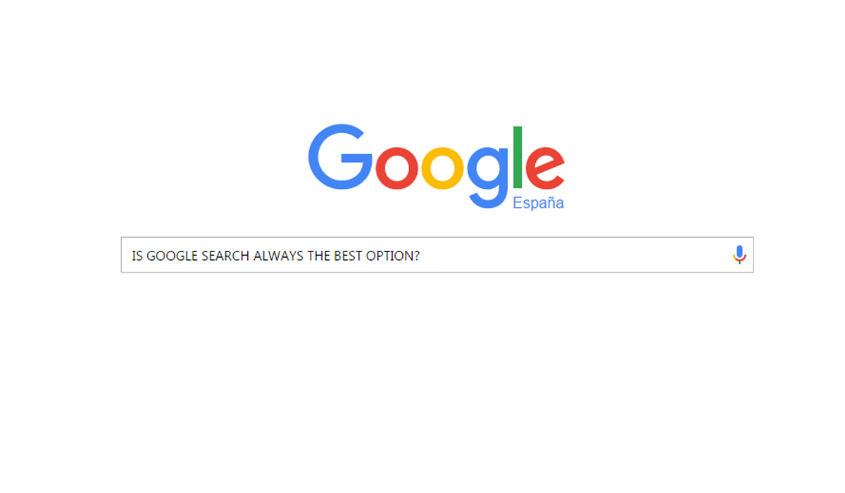 Is Google Search Always the Best Option?
