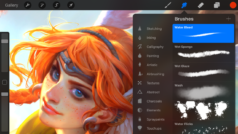 How to create digital artwork in ProCreate