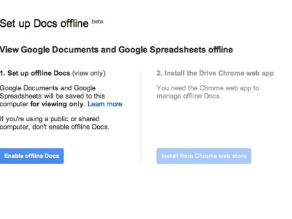 nouveau google drive installation hors ligne