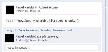 Edycja komentarzy na Facebook