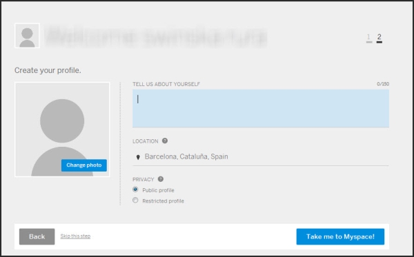 New MySpace New MySpace