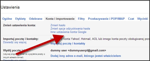 Jak usunac Gmail - konta