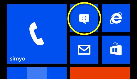 Jak wysłać sms w telefonie Windows Phone