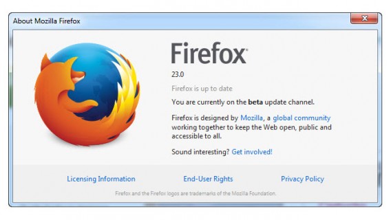 Firefox 23 – co nowego?