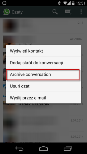 Czat WhatsApp Czat WhatsApp