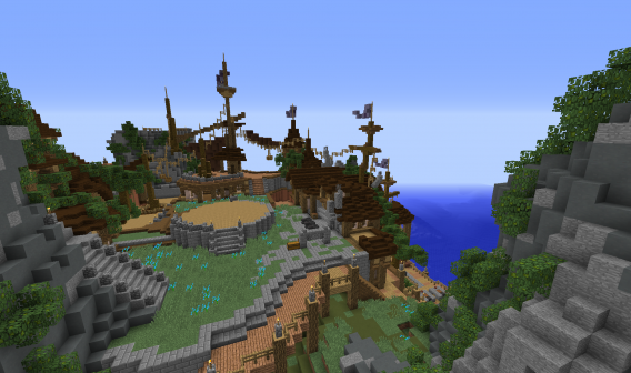 Raiders Refuge - mapa Minecraft Realms Raiders Refuge - mapa Minecraft Realms