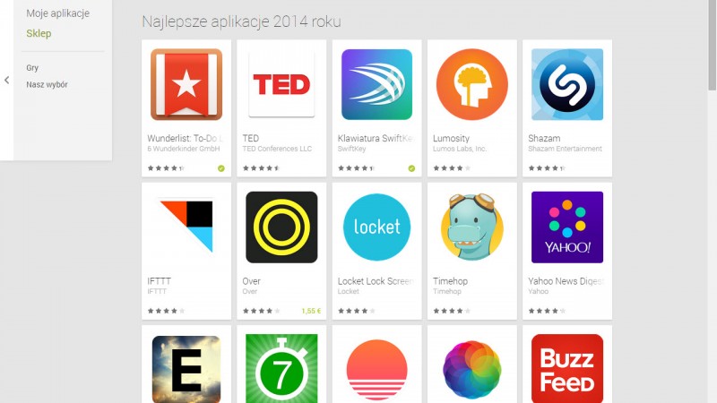 Najlepsze aplikacje na Androida według Google