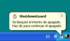 ShutdownGuard bloqueando un intento de reinicio