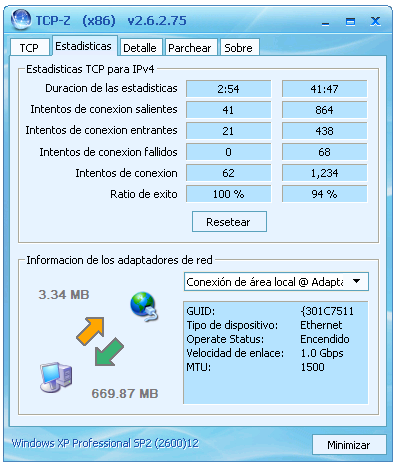 TCP-Z