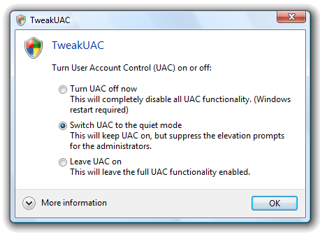TweakUAC
