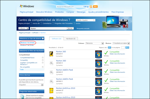 Compatibility Center