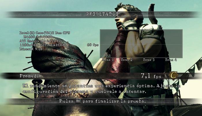 Resident Evil 5 Benchmark