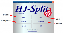 Cómo cortar y unir archivos con HJSplit