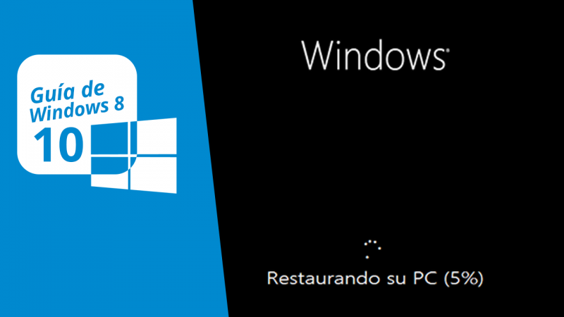 Guía de Windows 8 (10): Restaurar y Reinstalar Windows