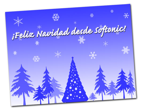 Postal de Navidad en Photoshop Elements