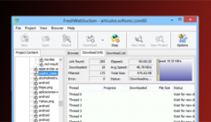 Copiar una página web completa con WebSuction