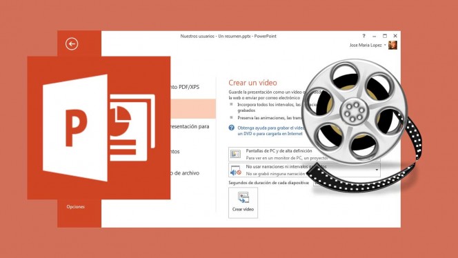 Cómo convertir una presentación en un vídeo