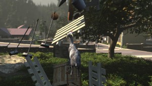 Goat Simulator es un juego que te cuestiona: ¿puedes vivir como una cabra?