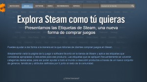 Steam añade un nuevo sistema que te permite etiquetar tus juegos