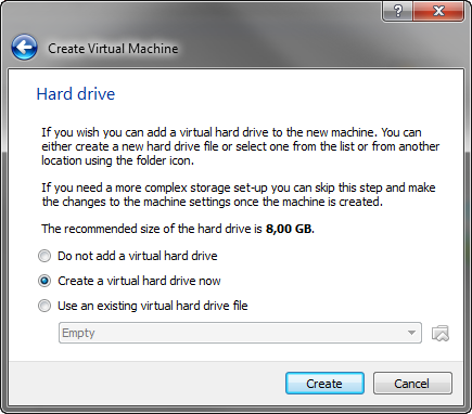 Virtuelle Festplatte erstellen Virtuelle Festplatte erstellen