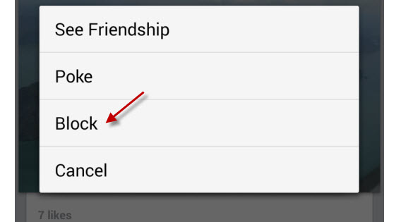 Bloquer contact sur Facebook Messenger