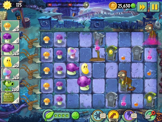 Interface Plants vs Zombies: Dark Ages