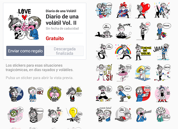 Los mejores stickers de LINE en español - Softonic