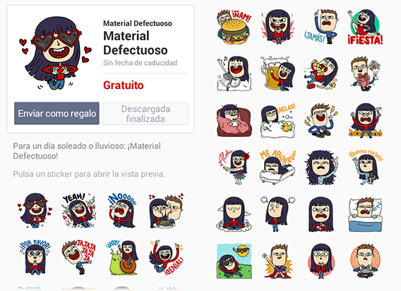 Los mejores stickers de LINE en español - Softonic