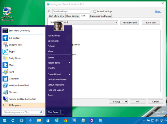 descargar classic windows start menu