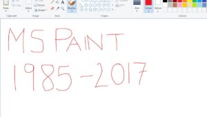 Microsoft mata a Paint después de 32 años ayudándonos a garabatear