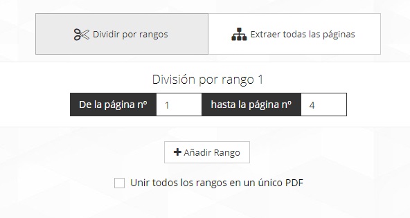Cómo dividir un archivo PDF