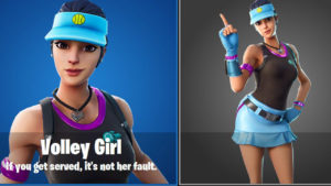Se filtra nuevo personaje de Fortnite Battle Royale: Volley Girl