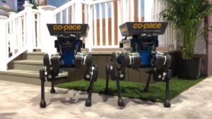 Perros robot, los nuevos repartidores de pedidos