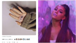 Ariana Grande comete un grave error al tatuarse este kanji en la mano