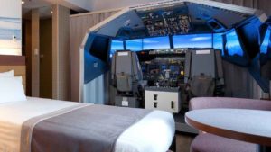 Este hotel de Tokio te ofrece una habitación con su propio mega-simulador de vuelo Boeing 737