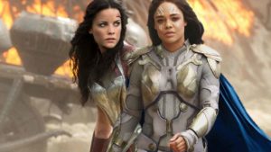Lady Sif (Jaimie Alexander) se apunta encantada a ser la pareja de Valkiria en Thor: Love and Thunder
