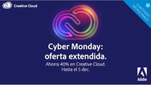 Cyber Monday: Oferta increíble en servicios Adobe Creative Cloud