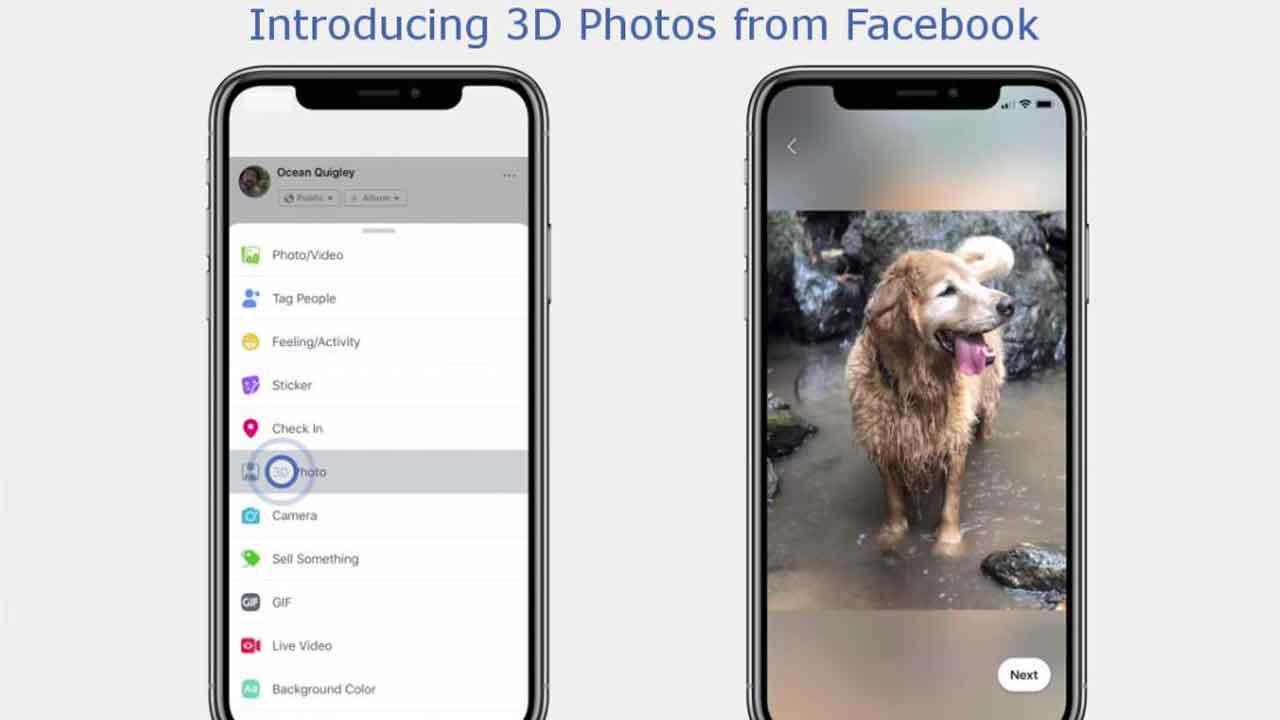 La función de Fotos en 3D de Facebook ya está disponible para cualquier tipo de móvil
