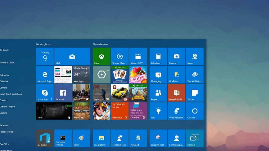 Así es cómo se verá el nuevo Menú de Inicio de Windows 10 - Softonic
