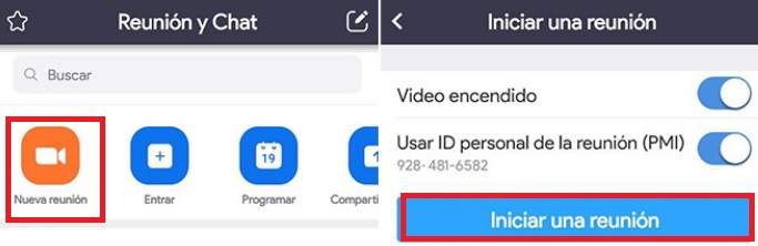 Cómo crear una reunión en Zoom