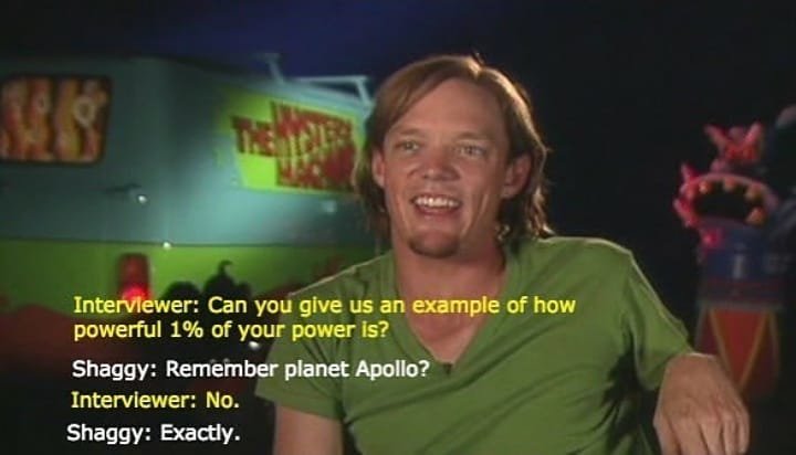 Tenemos que hablar sobre este meme que convierte a Shaggy en un