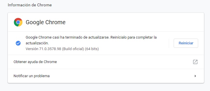 Cómo actualizar Chrome 2