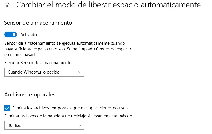 Cómo eliminar archivos temporales de Windows 10