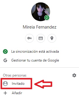 Cuenta de invitado de Google