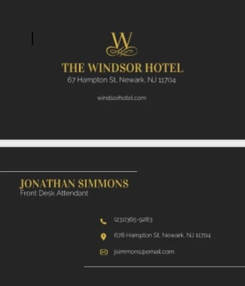 Plantilla Minimalistic Business Card
