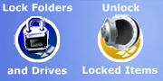 Folder lock logo