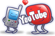 YouTube mobile video logo