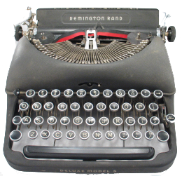Remington typewriter