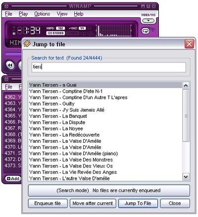 Manage Winamp with hotkeys